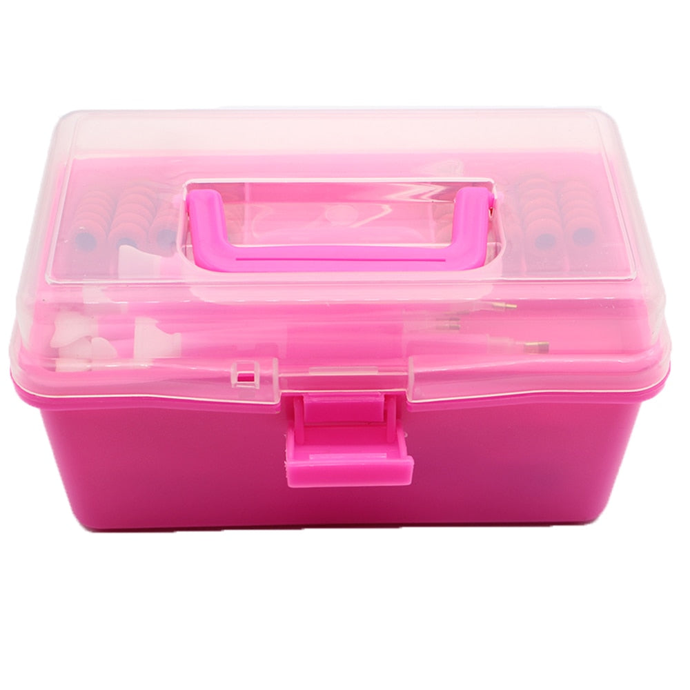 Kit Pen Glue Tweezer With Storage Box