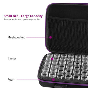 60 Bottles Collections Bag Diamond Embroidery Container