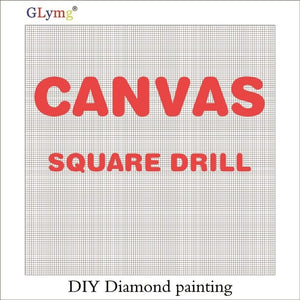 5D Diamond Painting Square/Round With Markings Canvas Blank Grid