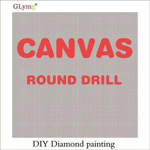 5D Diamond Painting Square/Round With Markings Canvas Blank Grid