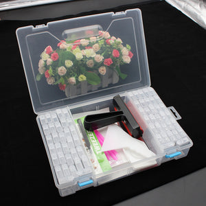 5d Diamond Painting Tools Kit Transparent Plastic Storage Box Jewelry