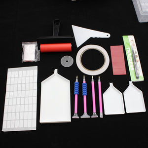 5d Diamond Painting Tools Kit Transparent Plastic Storage Box Jewelry