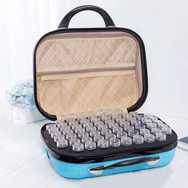 GLymg 132 Bottles Diamond Painting Storage Box