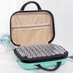 GLymg 132 Bottles Diamond Painting Storage Box