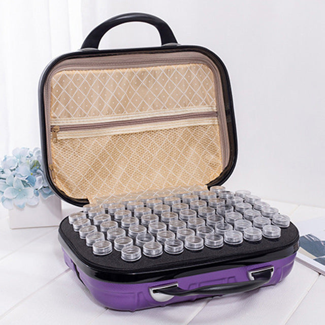 GLymg 132 Bottles Diamond Painting Storage Box