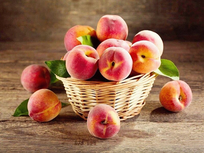 Red Peaches Basket  5D Diamond Painting