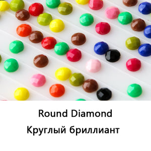 GLymg Diy Diamond Painting Custom Full Square Round Craft