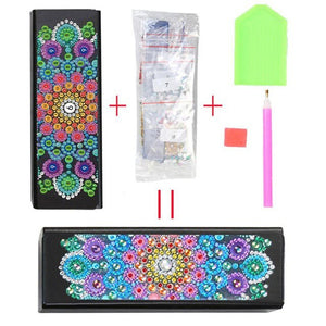 New Fine DIY Diamond Painting Sunglasses Case Portable Leather Glasses