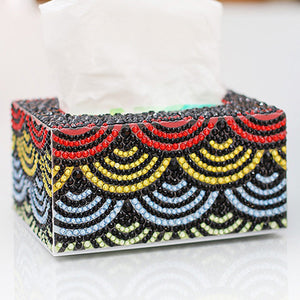 Handmade Storage Box Cartoon Tissue Box Diamond Roll
