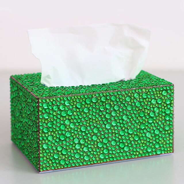 Handmade Storage Box Cartoon Tissue Box Diamond Roll