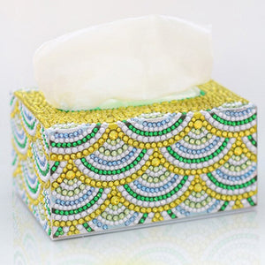 Handmade Storage Box Cartoon Tissue Box Diamond Roll