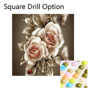 Beautiful Flower 5D Diamond Painting