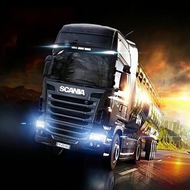Cool Truck Cross Stitch