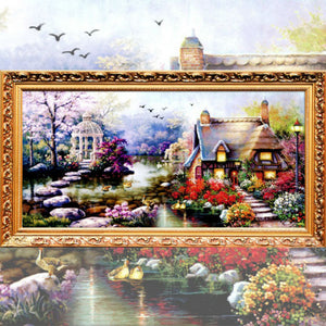 Lake House 5D Painting Art