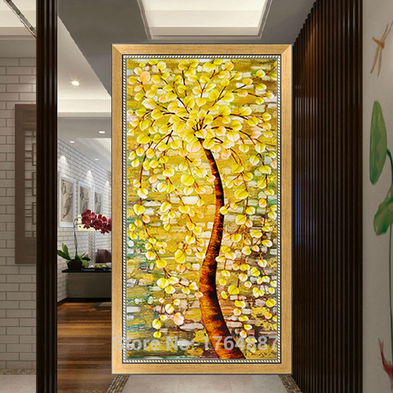 Golden Tree Diamond Painting