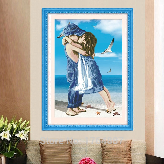 Child  Lovers Kiss Diamond Painting