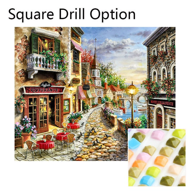 City Street 5D Painting Art