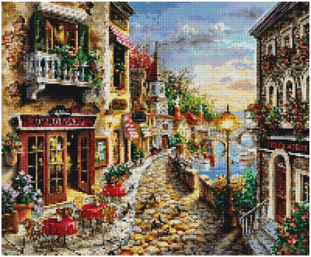 City Street 5D Painting Art