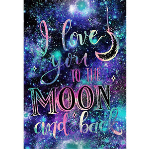 I Love You To The Moon Needlework