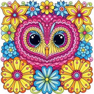 Owl Diamond Mosaic Kit