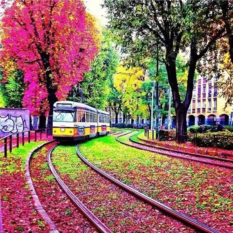 Train 5D Diamond Art