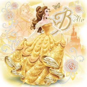 Princess Belle Cartoon Diamond Painting