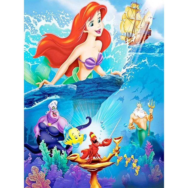 Princess Ariel Mermaid Diamond Painting