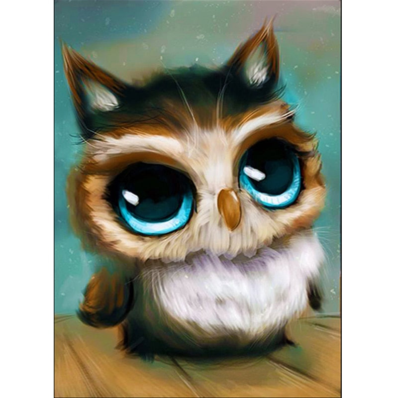 Owl Cartoon Diamond Painting