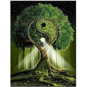 Yin and Yang Tree Diamond Painting