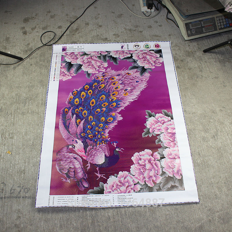 Purple Peacock Diamond Painting