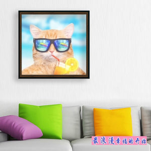 5D Cat Diamond Painting