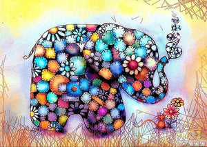 Colorful Elephant Diamond Embroidery Kit