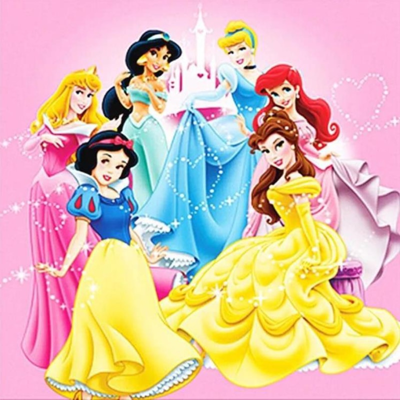 Cartoon Princess Picture Of Rhinestone