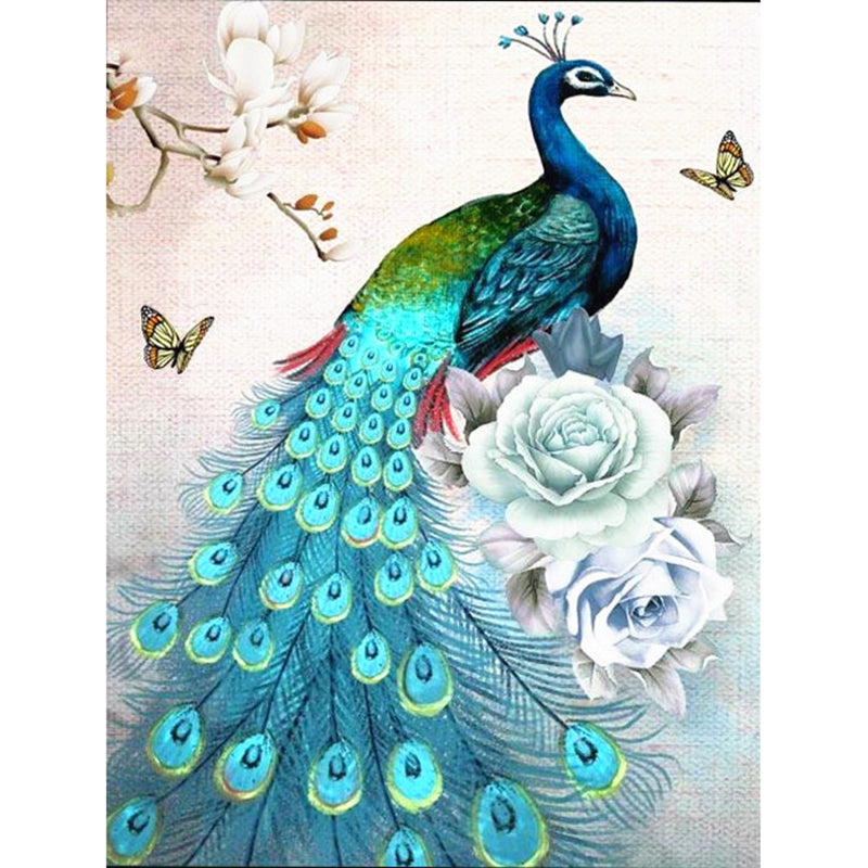 Peacock Diamond Painting 5d