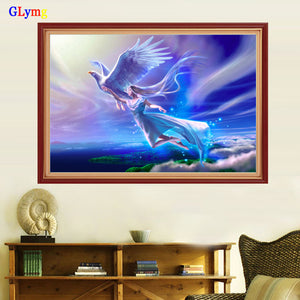 Dream Angel Pigeon Diamond Painting