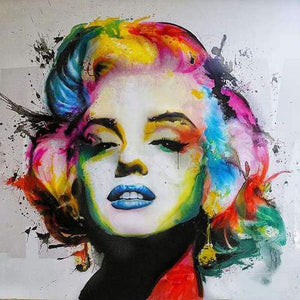 Rainbow Marilyn Diamond Painting