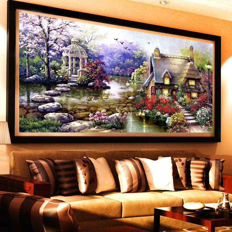 Lake House 5D Painting Art