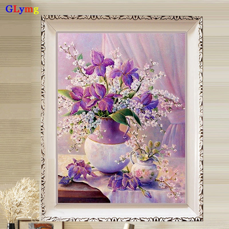 Vases Crystal Diamond 5D Art