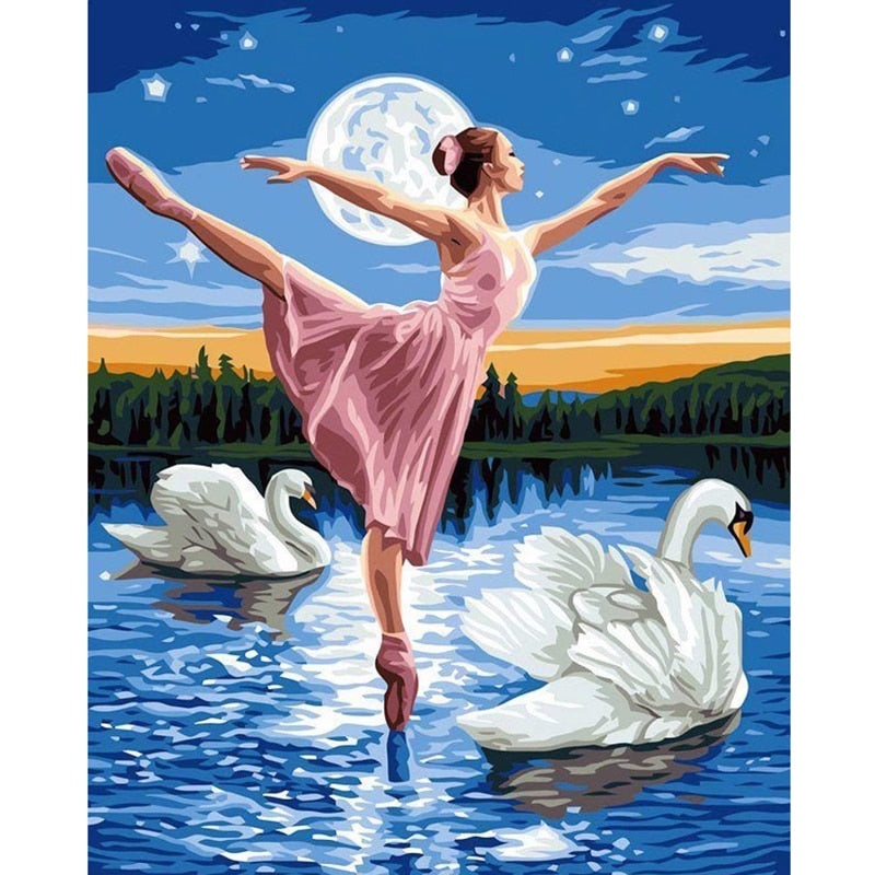 Ballet Swan Dancer Painting Kit