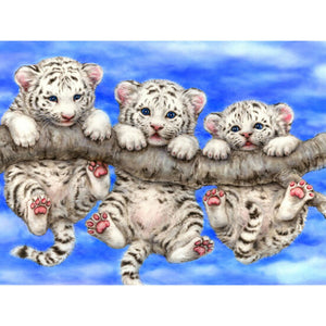 Little Tigers Diamond Embroidery