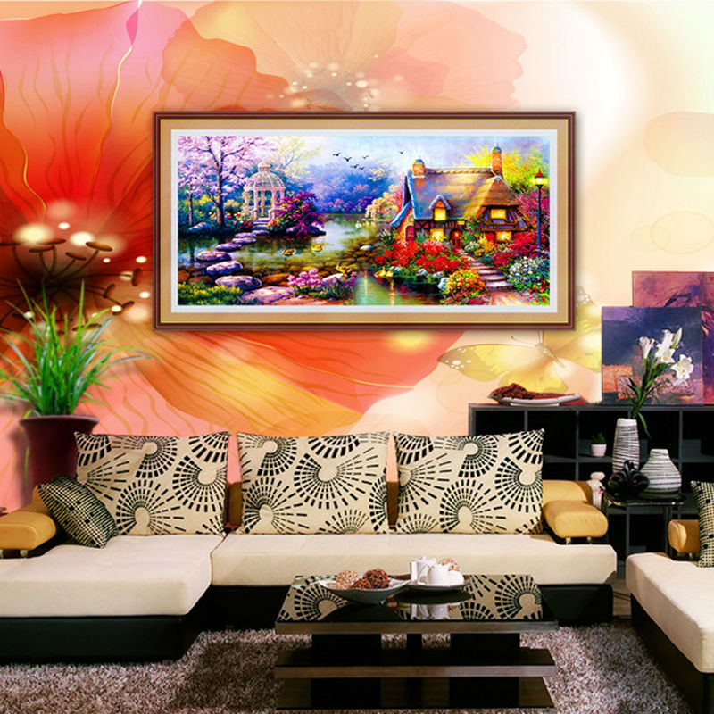 European-Style Garden Painting Art