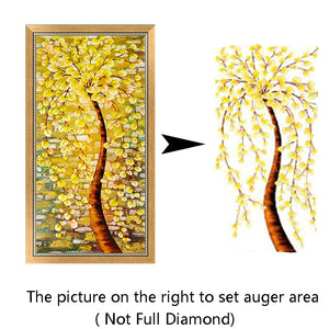 Golden Tree Diamond Painting
