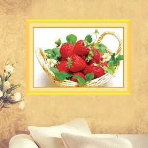 Strawberries Fruit Painting Art