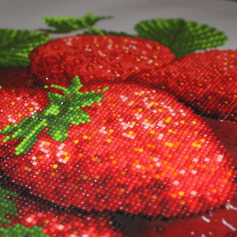 Strawberries Fruit Painting Art