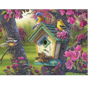 Birdhouse on the tree